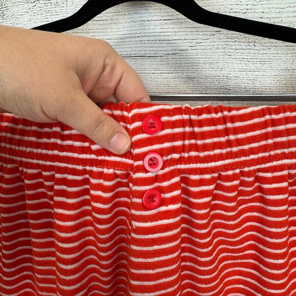 Cider Plus Size Red & White Striped 2 Piece Terry Short Set Size 4XL - Picture 8 of 12